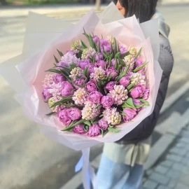 Bouquet of Tulips and Hyacinths (pre-order)
