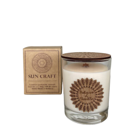 Aroma lumânare din ceară de soia ”Tutun și vanilie”