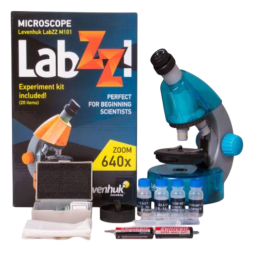 Microscop Levenhuk LabZZ M101 Azure