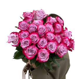 Pink-violet roses (25pieces, 50cm)