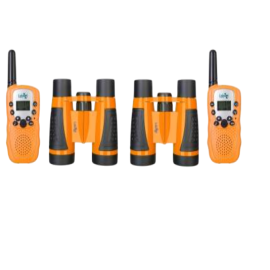Levenhuk LabZZ WTT10 Orange Walkie Talkie and Binoculars