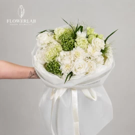 Bouquet of Lisianthus, Chrysanthemums and Celosia (check availability)