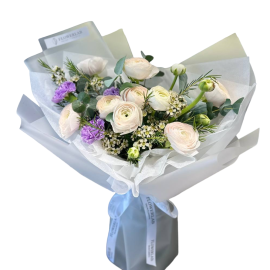 Bouquet with  Ranunculus (9buc)