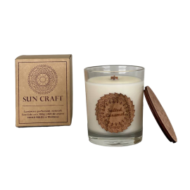 Aroma lumânare din ceară de soia ”Caramelă sărată”