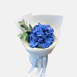 Bouquet with Blue hydrangea