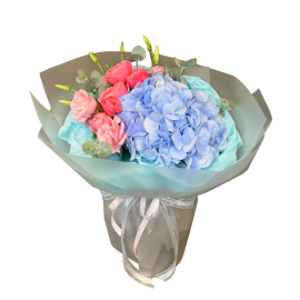 Buchet cu Hortensie albastră