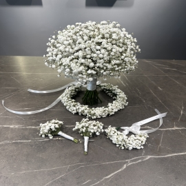 Buchetul miresei din Gypsophila